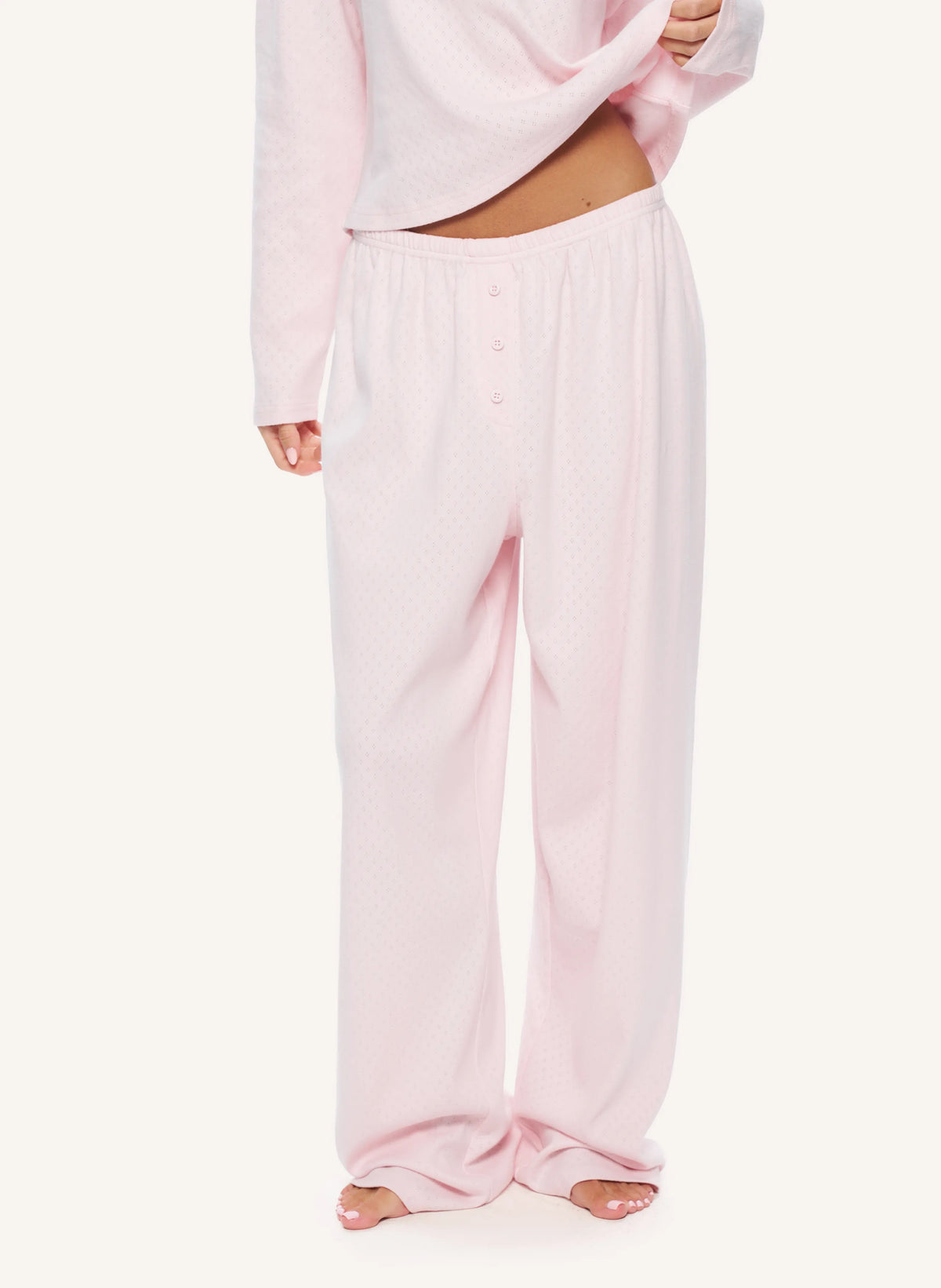 Pointelle Pyjama - Pink