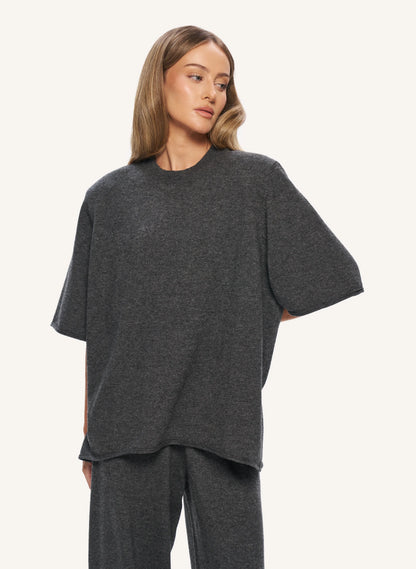 Olsen Knit Tee - Grey