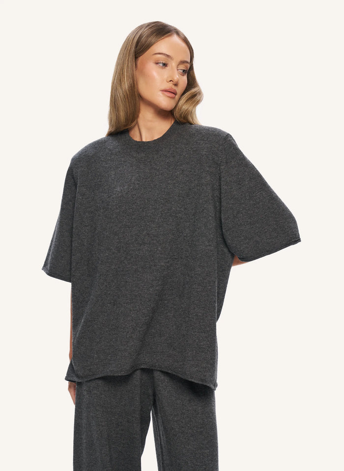 Olsen Knit Tee - Grey