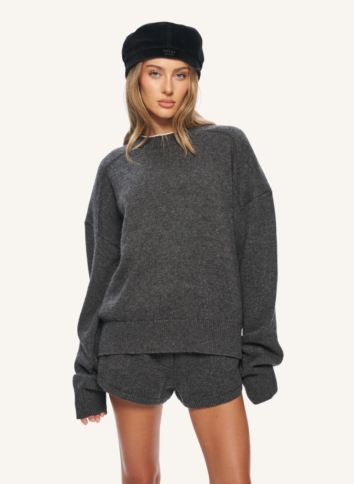 Olsen Knit Sweater - Grey