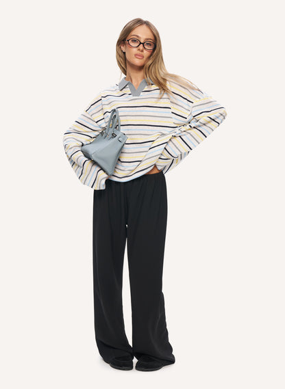 Slub Stripe Polo