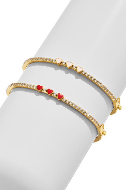 Sweetheart Bangle - Pink