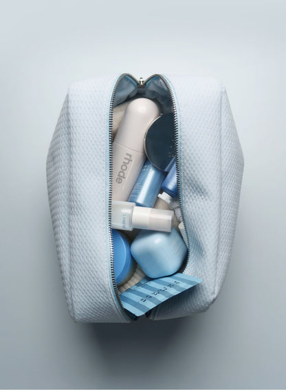 Personalised Waffle Pouch - Blue