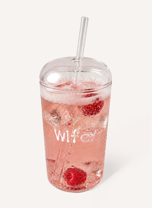 Wifey Glass Tumbler