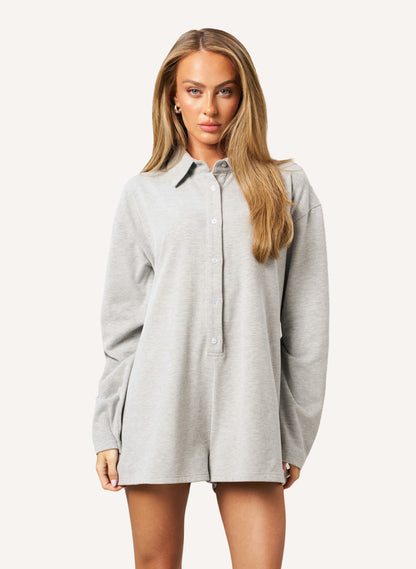 Relaxed Romper - Grey