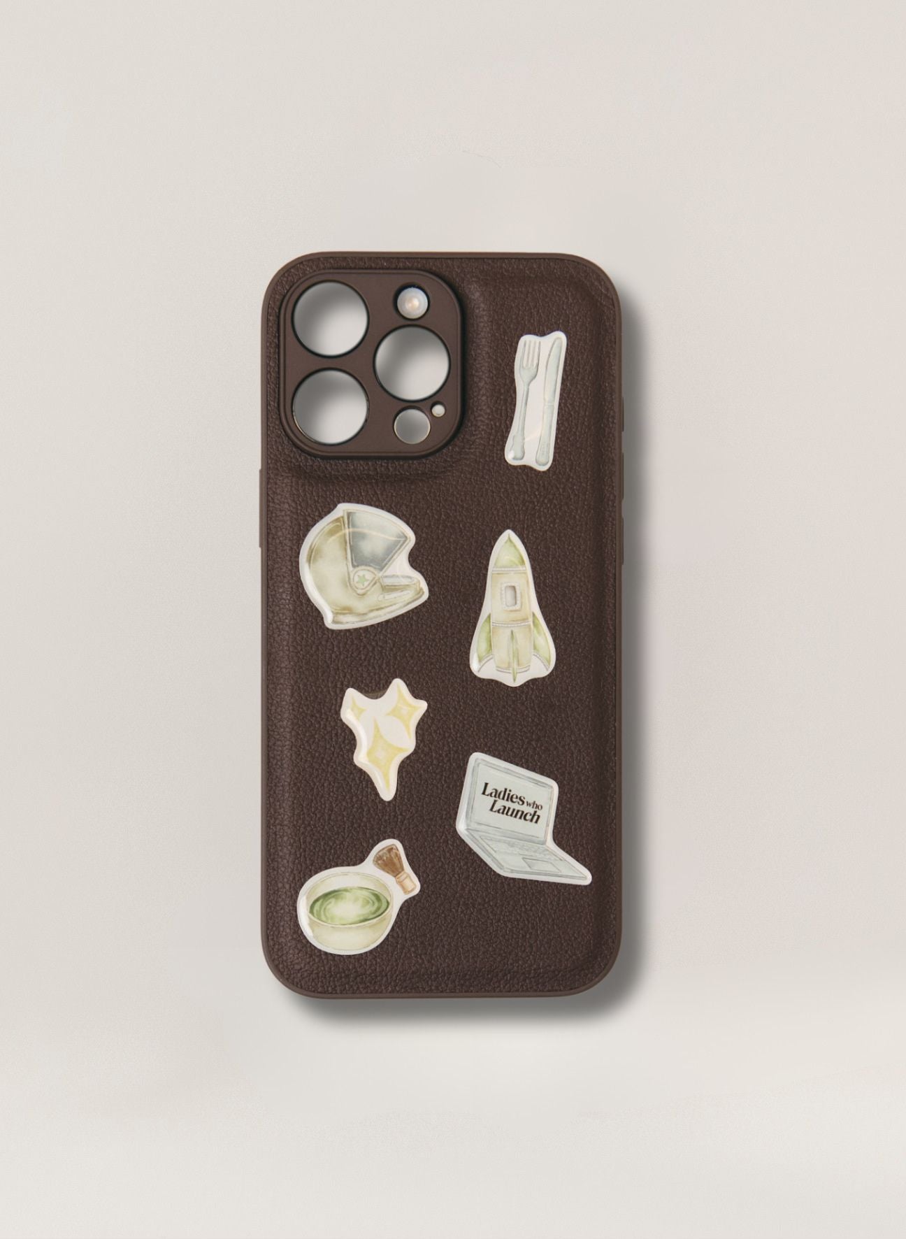 Ladies Who Launch Phone Case - Brown