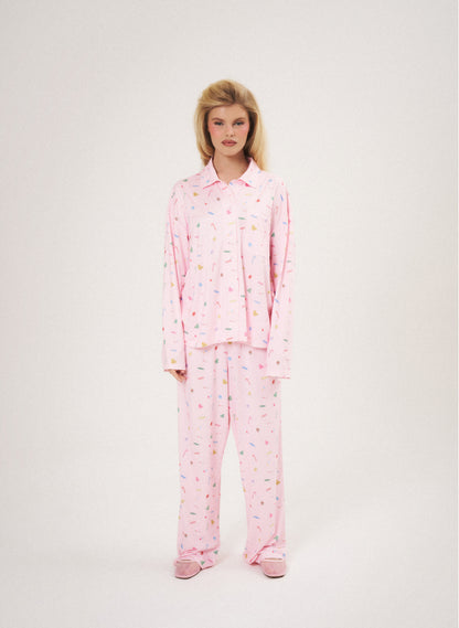Christmas Candy Soft Launch Pyjama - Pink