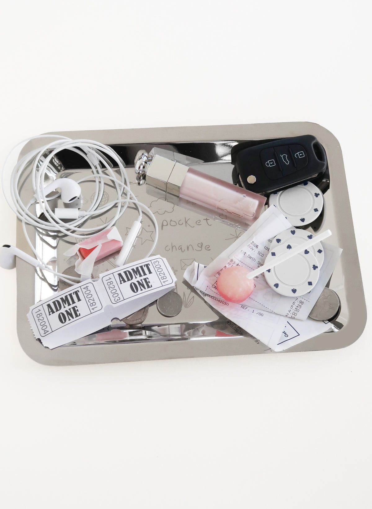 Silver Tray - Pocket Change