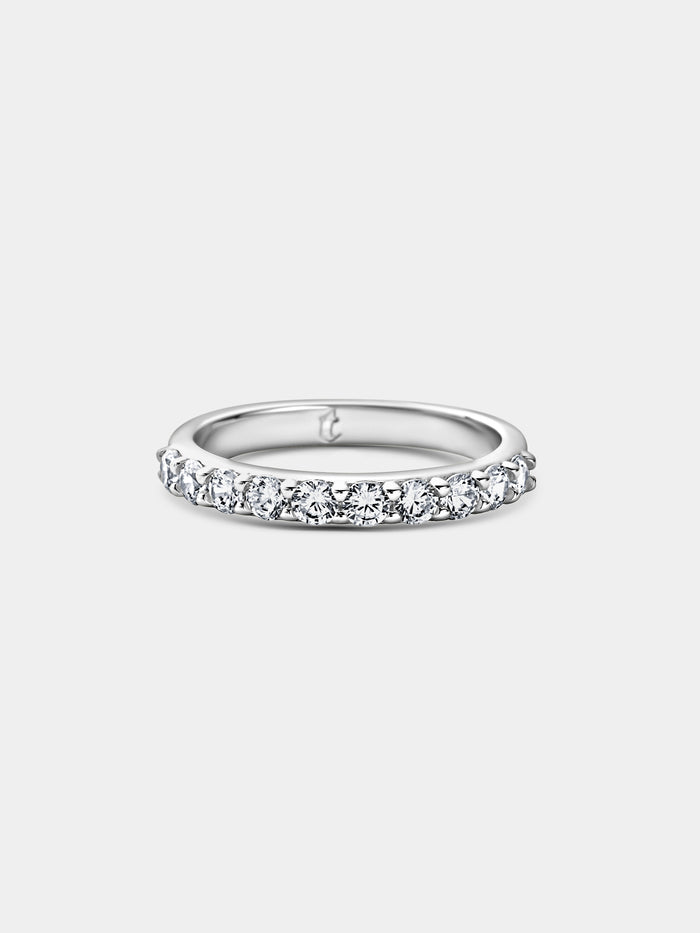 Stone Stacking Ring Silver
