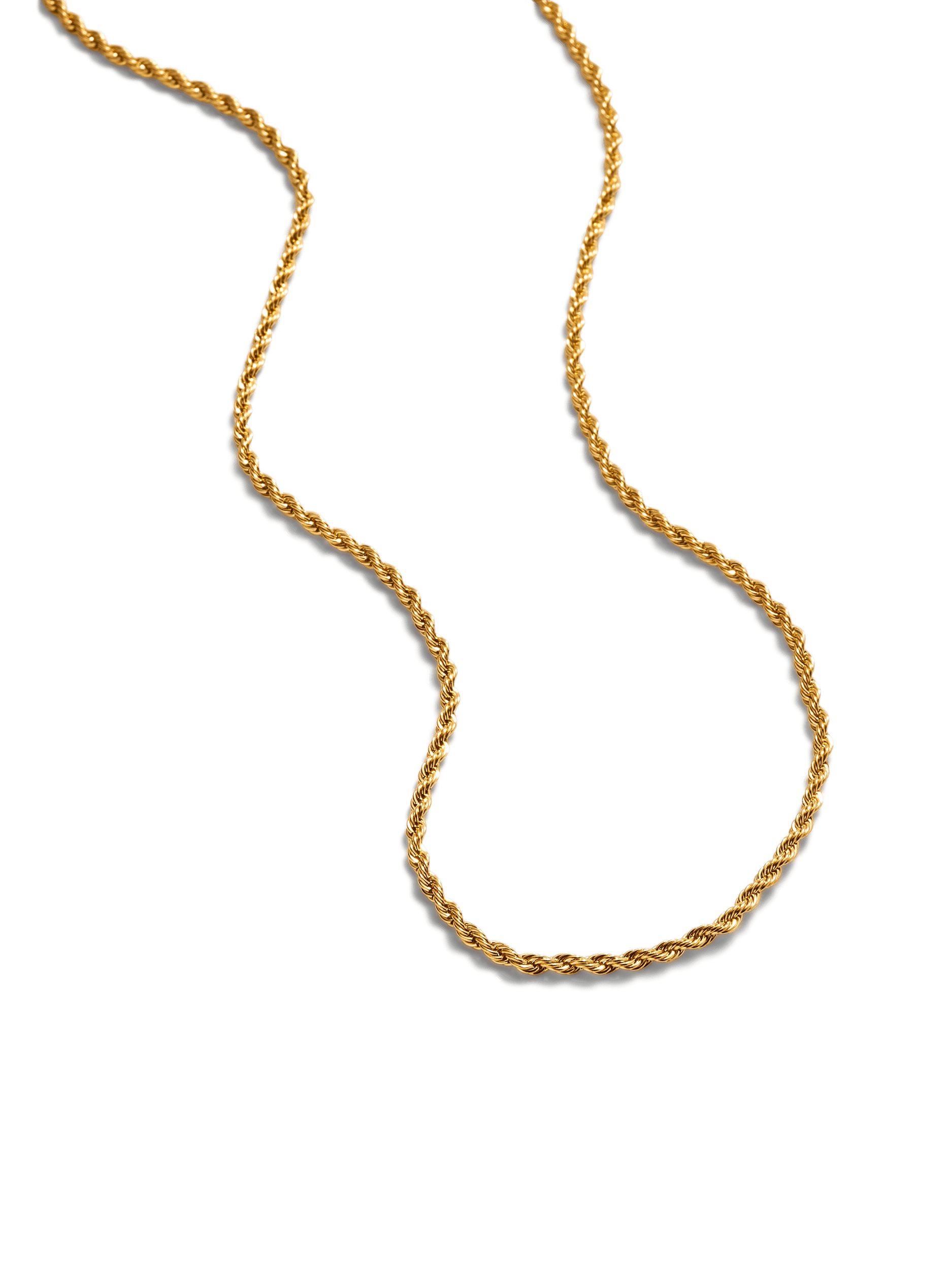 Twisted 2025 gold necklace