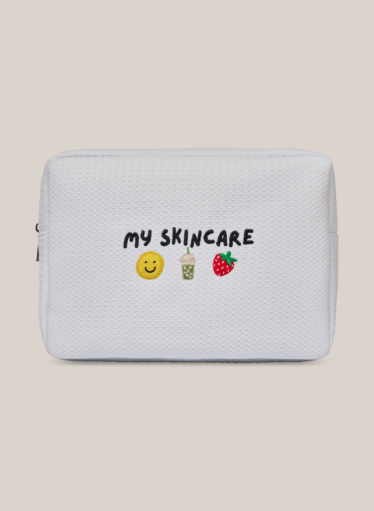 Waffle Pouch - White