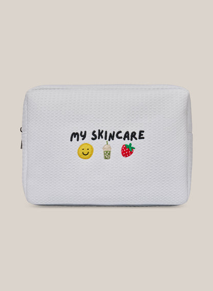 Waffle Pouch - White