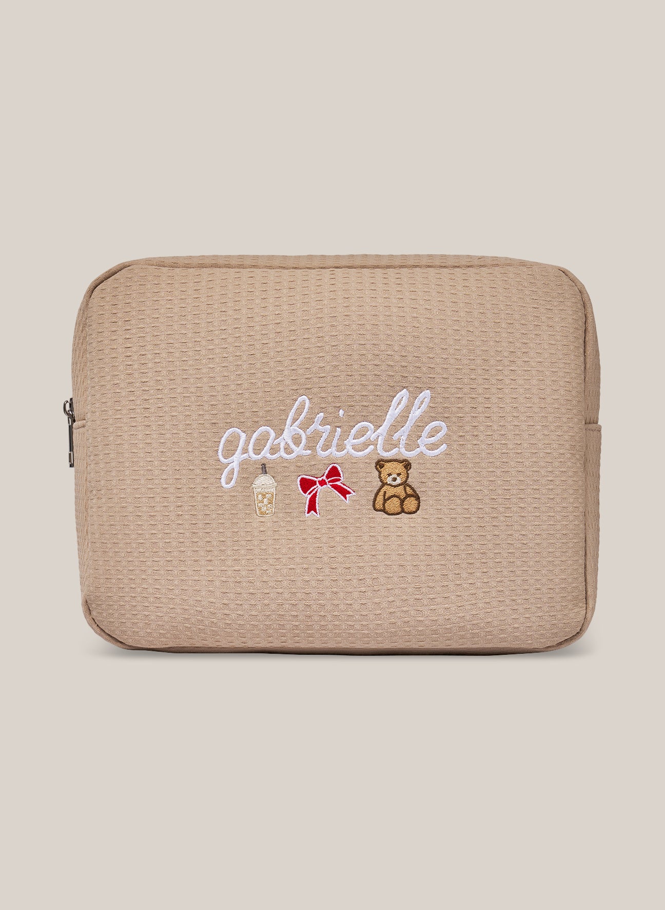 Waffle Pouch - Beige