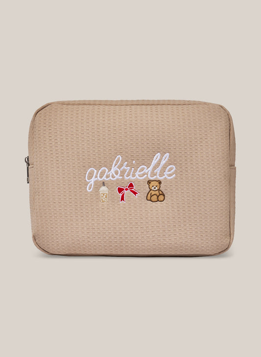 Waffle Pouch - Beige